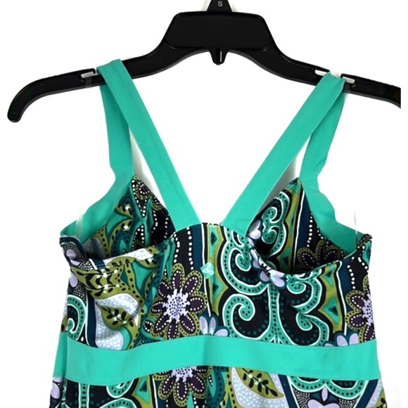 Prana Amaya Floral Print Racer Back Dress Sz:M - Picture 5 of 10